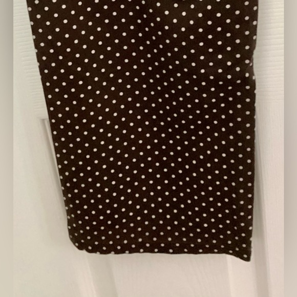 Chaps Brown and Cream Poke A Dot Pants - Picture 7 of 11